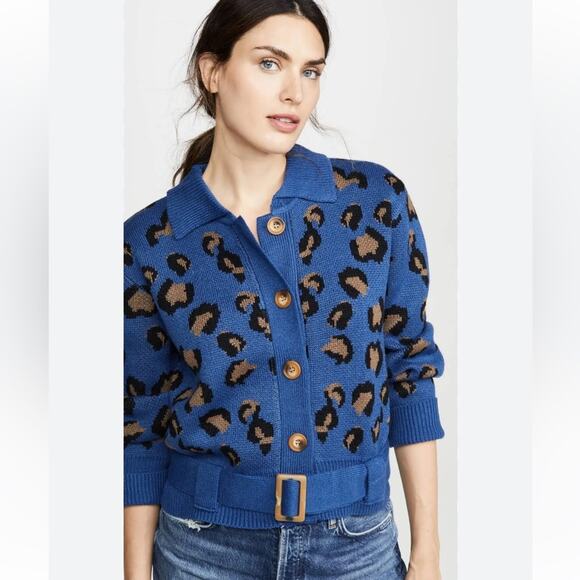 Moon River Belted Cardigan Sweater, NWOT, Size Small - Picture 2 of 11